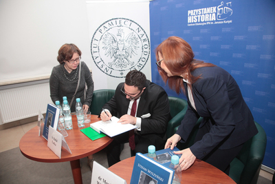 Prezentacja VII i VIII tomu zapisków „Pro memoria” prymasa Stefana Wyszyńskiego – Warszawa, 22 października 2019. Fot. Piotr Życieński (IPN)