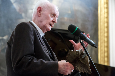 Ks. Roman Dzwonkowski – laureat nagrody Instytutu Pamięci Narodowej „Semper Fidelis” – Warszawa, 22 października 2019. Fot. Sławek Kasper (IPN)