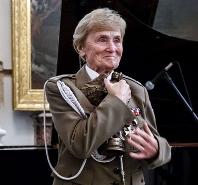 Weronika Sebastianowicz, laureatka „Semper Fidelis” – Warszawa, 22 października 2019. Fot. Sławek Kasper (IPN)