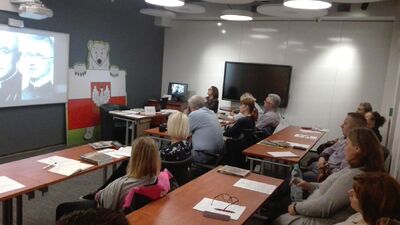 Seminarium stacjonarno-terenowe „Księża niezłomni” – Warszawa, 18–19 października 2019. Fot. Michalina Żelazny (IPN)