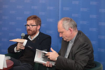 Promocja książki Wojciecha Kucharskiego „Komuniści i Watykan...” – Warszawa, 23 października 2019. Fot. Piotr Życieński (IPN)