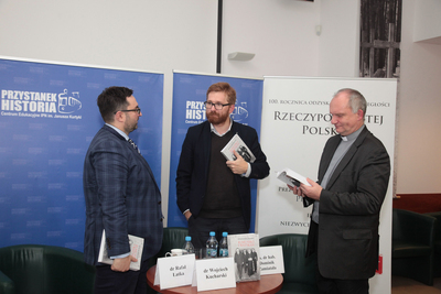 Promocja książki Wojciecha Kucharskiego „Komuniści i Watykan...” – Warszawa, 23 października 2019. Fot. Piotr Życieński (IPN)