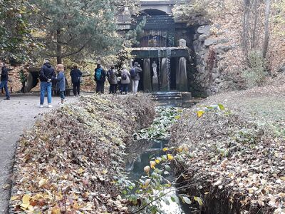 W parku Zofiówka – Humań, 23 października 2019. Fot. Mateusz Marek (IPN)
