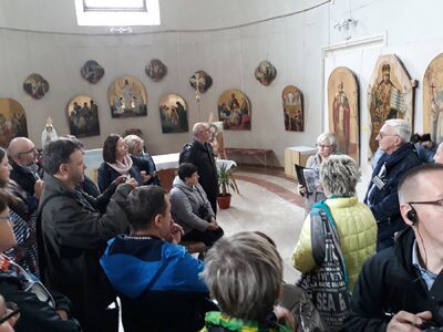 Kościół katolicki Wniebowzięcia Najświętszej Maryi Panny, obecnie galeria sztuki – Humań, 23 października 2019. Fot. Mateusz Marek (IPN)