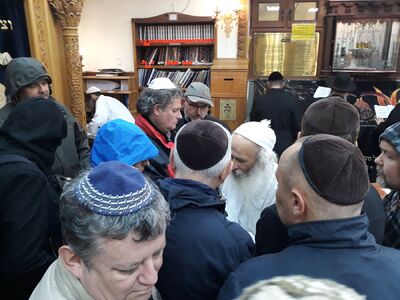 Do Humania pielgrzymują Żydzi z całego świata – 23 października 2019. Fot. Mateusz Marek (IPN)