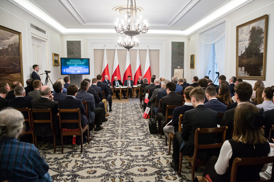 „Walka o granice 1918–1919” – część II – dwunasta belwederska debata historyków – 24 października 2019. Fot. Sławek Kasper (IPN)