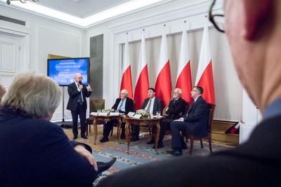 „Walka o granice 1918–1919” – część II – dwunasta belwederska debata historyków – 24 października 2019. Fot. Sławek Kasper (IPN)