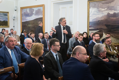 „Walka o granice 1918–1919” – część II – dwunasta belwederska debata historyków – 24 października 2019. Fot. Sławek Kasper (IPN)