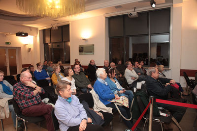 Wykład Piotra Majewskiego o Warszawie prezydenta Starzyńskiego – Warszawa, 24 października 2019. Fot. Piotr Życieński (IPN)