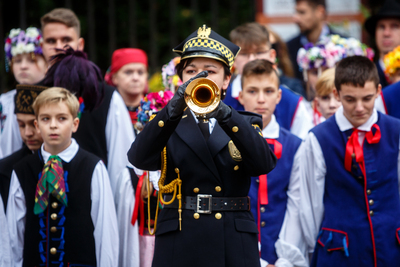 Odsłonięcie pomnika Wojciecha Korfantego w Warszawie – 25 października 2019. Fot. Sławek Kasper (IPN)