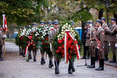 Odsłonięcie pomnika Wojciecha Korfantego w Warszawie – 25 października 2019. Fot. Sławek Kasper (IPN)