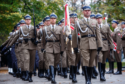 Odsłonięcie pomnika Wojciecha Korfantego w Warszawie – 25 października 2019. Fot. Sławek Kasper (IPN)