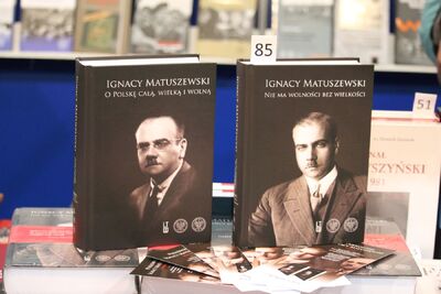 Prezentacja książki „Ignacy Matuszewski. Pisma wybrane” na 23. Międzynarodowych Targach Książki w Krakowie – 25 października 2019