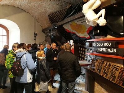 Muzeum Wielkiego Głodu na Ukrainie – Międzybóż, 26 października 2019. Fot. Mateusz Marek (IPN)