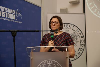 Konferencja naukowa „Obrazy II wojny światowej w materiałach fotograficznych i filmowych” – Warszawa, 28 października 2019. Fot. Katarzyna Adamów (IPN)