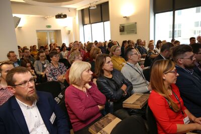 Konferencja naukowa „Obrazy II wojny światowej w materiałach fotograficznych i filmowych” – Warszawa, 28 października 2019. Fot. Katarzyna Adamów (IPN)
