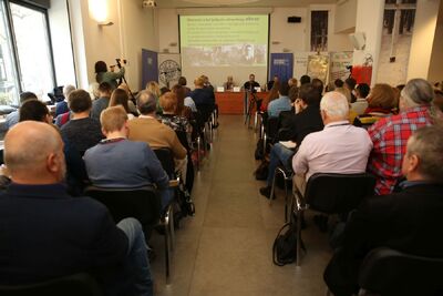 Konferencja naukowa „Obrazy II wojny światowej w materiałach fotograficznych i filmowych” – Warszawa, 28 października 2019. Fot. Katarzyna Adamów (IPN)