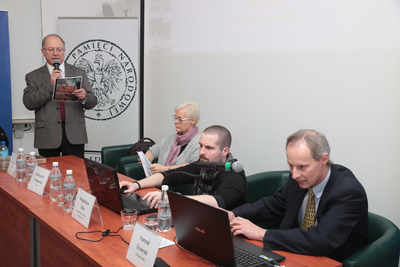 Konferencja naukowa „Obrazy II wojny światowej w materiałach fotograficznych i filmowych” – Warszawa, 28 października 2019. Fot. Piotr Życieński (IPN)