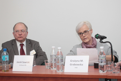 Konferencja naukowa „Obrazy II wojny światowej w materiałach fotograficznych i filmowych” – Warszawa, 28 października 2019. Fot. Piotr Życieński (IPN)