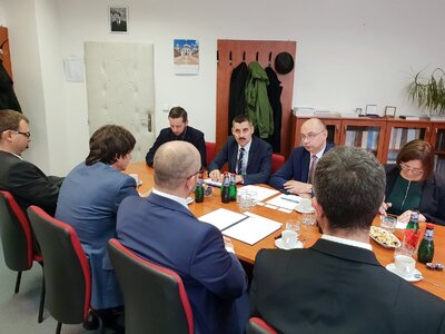 Wizyta przedstawicieli IPN w Bratysławie – 29 października 2019. Fot. Sławek Kasper (IPN)