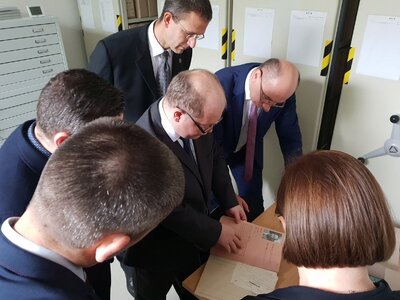 Wizyta przedstawicieli IPN w Bratysławie – 29 października 2019. Fot. Sławek Kasper (IPN)