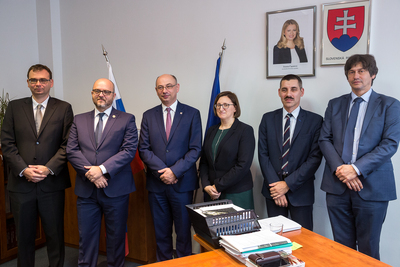 Wizyta przedstawicieli IPN w Bratysławie – 29 października 2019. Fot. Sławek Kasper (IPN)