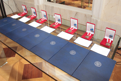 Wręczenie nagród „Świadek Historii” osobom i organizacjom spoza Polski – Warszawa, 29 października 2019. Fot. Piotr Życieński (IPN)