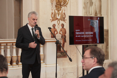 Wręczenie nagród „Świadek Historii” osobom i organizacjom spoza Polski – Warszawa, 29 października 2019. Fot. Piotr Życieński (IPN)