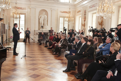 Wręczenie nagród „Świadek Historii” osobom i organizacjom spoza Polski – Warszawa, 29 października 2019. Fot. Piotr Życieński (IPN)