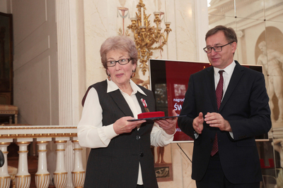 Wręczenie nagród „Świadek Historii” osobom i organizacjom spoza Polski – Warszawa, 29 października 2019. Fot. Piotr Życieński (IPN)