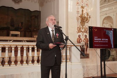 Wręczenie nagród „Świadek Historii” osobom i organizacjom spoza Polski – Warszawa, 29 października 2019. Fot. Piotr Życieński (IPN)