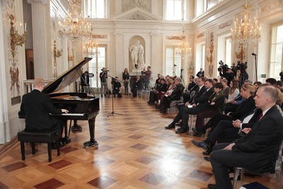 Wręczenie nagród „Świadek Historii” osobom i organizacjom spoza Polski – Warszawa, 29 października 2019. Fot. Piotr Życieński (IPN)