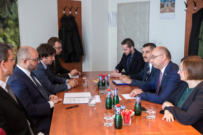 Wizyta przedstawicieli IPN w Bratysławie – 29 października 2019. Fot. Sławek Kasper (IPN)