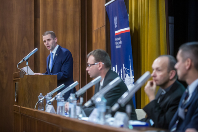 Seminarium naukowe poświęcone współpracy katolików polskich i słowackich w okresie komunizmu – Bratysława, 29 października 2019. Fot. Sławek Kasper (IPN)