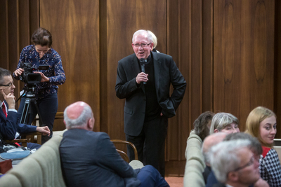 Seminarium naukowe poświęcone współpracy katolików polskich i słowackich w okresie komunizmu – Bratysława, 29 października 2019. Fot. Sławek Kasper (IPN)