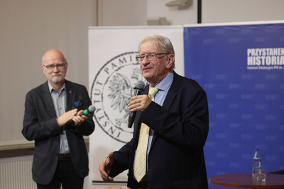 Wykład prof. Wojciecha Roszkowskiego „Czym jest cywilizacja zachodnia?” – Warszawa, 29 października 2019. Fot. Piotr Życieński (IPN)