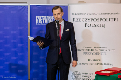 Wręczenie nagród w konkursie Najlepszy Debiut Historyczny Roku w zakresie historii najnowszej – Warszawa, 29 października 2019. Fot. Marcin Jurkiewicz (IPN)