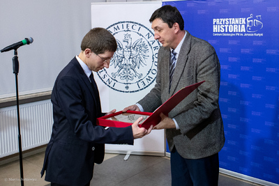 Wręczenie nagród w konkursie Najlepszy Debiut Historyczny Roku w zakresie historii najnowszej – Warszawa, 29 października 2019. Fot. Marcin Jurkiewicz (IPN)