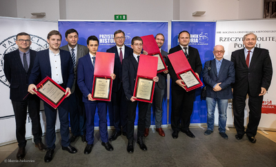 Wręczenie nagród w konkursie Najlepszy Debiut Historyczny Roku w zakresie historii najnowszej – Warszawa, 29 października 2019. Fot. Marcin Jurkiewicz (IPN)