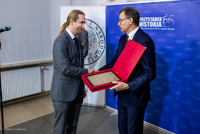 Wręczenie nagród w konkursie Najlepszy Debiut Historyczny Roku w zakresie historii najnowszej – Warszawa, 29 października 2019. Fot. Marcin Jurkiewicz (IPN)