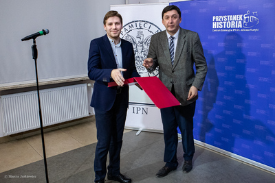 Wręczenie nagród w konkursie Najlepszy Debiut Historyczny Roku w zakresie historii najnowszej – Warszawa, 29 października 2019. Fot. Marcin Jurkiewicz (IPN)