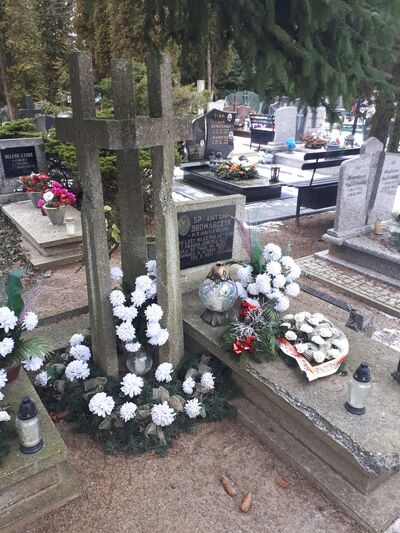 Grób Antoniego Browarczyka w Gdańsku