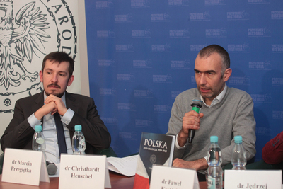 Prezentacja książki „Polska pod okupacją 1939–1945”, tom 3 – Warszawa, 6 listopada 2019. Fot. Piotr Życieński (IPN)