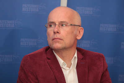 Dr Paweł Kosiński. Prezentacja książki „Polska pod okupacją 1939–1945”, tom 3 – Warszawa, 6 listopada 2019. Fot. Piotr Życieński (IPN)