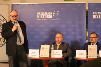 Prezentacja książki „Armia Krajowa w dokumentach 1939–1945”, tom II, Czerwiec 1941 – kwiecień 1943 – Warszawa, 13 listopada 2019. Fot. Aleksandra Wierzchowska (IPN)