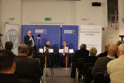 Prezentacja książki „Armia Krajowa w dokumentach 1939–1945”, tom II, Czerwiec 1941 – kwiecień 1943 – Warszawa, 13 listopada 2019. Fot. Aleksandra Wierzchowska (IPN)