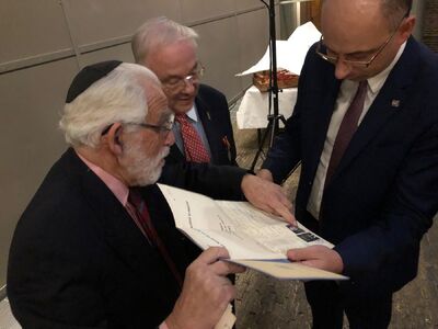 Pokaz filmu „Paszporty Paragwaju” – Haga, 13 listopada 2019. Fot. Ambasada RP w Hadze