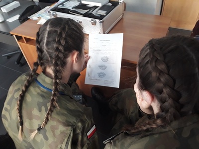 Uczestnicy konkursu „Policjanci w służbie historii” w Centrum Szkoleniowym Policji w Legionowie – 18 listopada 2019. Fot. Mateusz Marek (IPN)