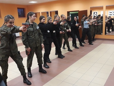 Uczestnicy konkursu „Policjanci w służbie historii” w Centrum Szkoleniowym Policji w Legionowie – 18 listopada 2019. Fot. Mateusz Marek (IPN)