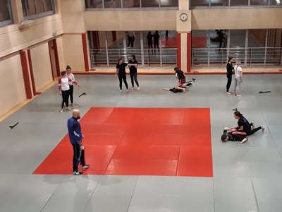 Uczestnicy konkursu „Policjanci w służbie historii” w Centrum Szkoleniowym Policji w Legionowie – 18 listopada 2019. Fot. Mateusz Marek (IPN)